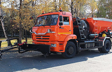 Мобильный комплекс для ямочного ремонта БЦМ-257 на КАМАЗ-43253